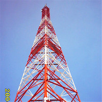 Fon — émetteur et récepteur de signal wi-fi en métal, 4 jambes, Pylon en acier, 5km, treillis angulaire, micro-ondes, Support sans fil, tour de Radio