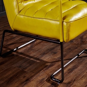 <span class=keywords><strong>Venta</strong></span> al por mayor marco <span class=keywords><strong>de</strong></span> metal sillón <span class=keywords><strong>de</strong></span> cuero genuino <span class=keywords><strong>de</strong></span> la vendimia Silla <span class=keywords><strong>de</strong></span> ocio asiento tapizado <span class=keywords><strong>de</strong></span> muebles - Product Image 3