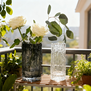 ग्लेशियर vses पारदर्शी ग्लास फूलों की व्यवस्था ताजा फूलों को लिविंग रूम डाइनिंग टेबल सजावटी आइटम बोतल - Product Image 5