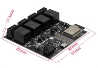 Carte relais IoT T- Esp32 à quatre voies, module d'interrupteur d'alimentation à 5 V pour le développement
