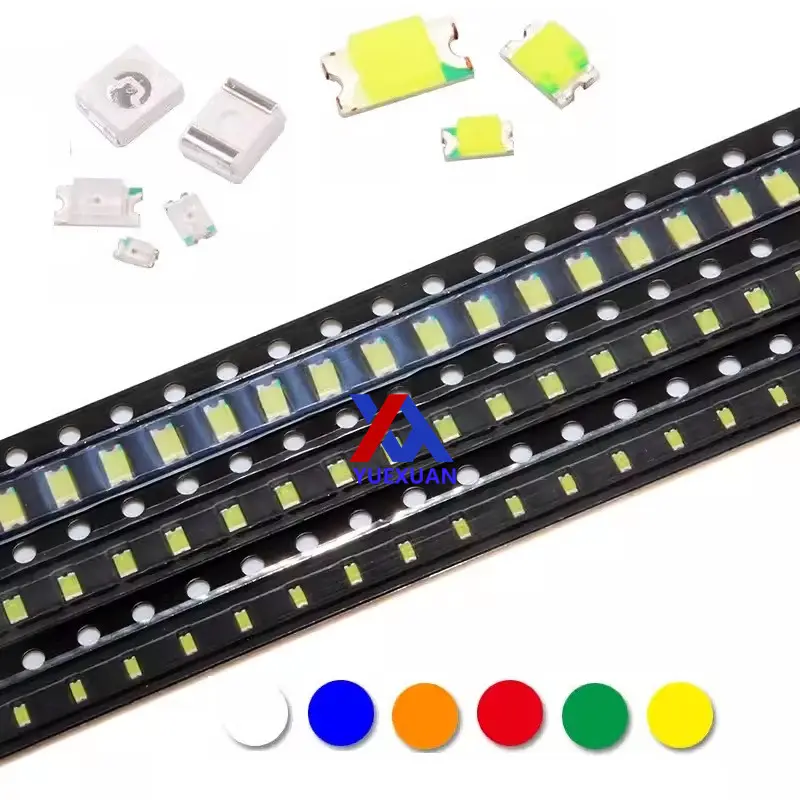 100 шт. SMD LED RGB диод 3528 5050 1206 0402 0603 3535 2121 светодиод Alto Brilho многоцветный диодо RGB Яркость 4pin красный зеленый синий