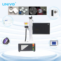 Machine de marquage laser UV à fibre de bureau UNIVO UBMU-A7 5W 355nm compacte pour bijoux, métal, plastique, bois, puce PET