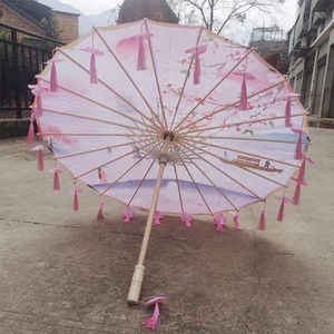 Parapluie vintage fait à la main pour adultes Protection solaire 43 couleurs Design classique pour l'extérieur et l'intérieur pour les fêtes - Product Image 5