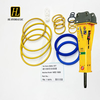 Kit de joints pour brise-roche hydraulique MES1800, pour kits de réparation de marteaux brise-roche, pièces d'excavatrice, kits de joints pour marteaux hydrauliques