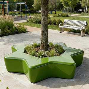 Chaise d'attente B33 en fibre de verre, design mi-siècle, pour hôpital, salle de sport, usage commercial, intérieur/extérieur, centre commercial, espace public, élégante et écologique - Product Image 3