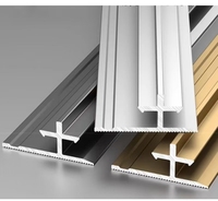 Profil de bordure de carrelage en aluminium, bande de bordure de carrelage en acier inoxydable pour sol en céramique