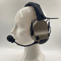 Casque tactique à réduction de bruit électronique monté sur la tête, protège-oreilles adaptés aux sports, à la chasse et au tir en plein air
