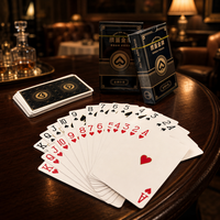 Jeu de cartes de poker Guan Dan Gold Medal de luxe, personnalisé, écologique, durable, en papier, portable, OEM/ODM, taille et couleur personnalisables pour toute la famille