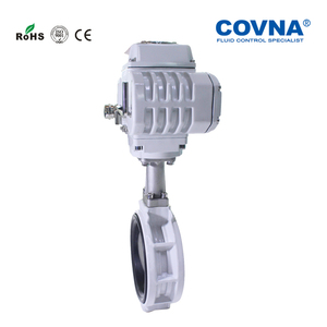 COVNA Vanne papillon motorisée en fonte et acier inoxydable 24V/220V - Product Image 2