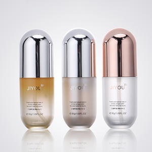 Bouteilles de pompe à lotion de pulvérisation en plastique portables 30ml 1oz en forme de capsule vide cosmétique soins de la peau visage pompe à brouillard pulvérisateur Type d'étanchéité - Product Image 6
