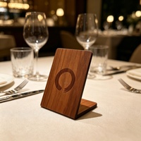 Support de revue NFC en bois, plaque Google Review, panneau « Tappez pour laisser un avis », présentoir de comptoir pour restaurant, café, bar, salon