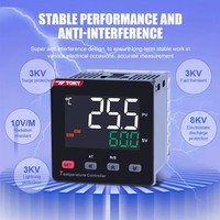 Thermostat à écran d'affichage à double PID de haute précision avec auto-ajustement, environ 400g, contrôleur de température