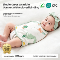 Envoltura para Bebé OEM/ODM, 100% Algodón, Certificación OEKO-TEX y BSCI, Precio de Fábrica, Manta Envolvente, Fabricante al por Mayor