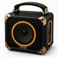 DG218 Nouveau style d'enceinte Bluetooth classique, radio FM/TF/USB/TWS, stéréo, super basses, enceinte sans fil BT, woofer portable, enceinte musicale