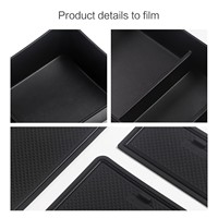 Tapis de rangement pour console centrale BYD Dolphin, organiseur de compartiment inférieur central, accessoires de rangement pour BYD Dolphin