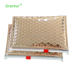 Tùy chỉnh kim loại Holographic Poly bong bóng bưu phẩm bảo vệ độn phong bì không thấm nước vận chuyển túi cho doanh nghiệp nhỏ Poly bưu phẩm - Product Image 1