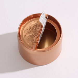 Bocaux à bougies vides, boîtes rondes pour thé, café, matcha, boîtes personnalisées de qualité alimentaire, boîtes rondes uniques en métal, vente en gros de bonbons, nourriture, aluminium 0,23 mm - Product Image 5