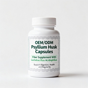 Cápsulas de Cáscara de Psyllium OEM/ODM, 60 Unidades, Suplemento de Fibra con <span class=keywords><strong>Lactobacillus</strong></span> <span class=keywords><strong>Acidophilus</strong></span> para la Salud Digestiva y la Regularidad en Adultos - Product Image 2