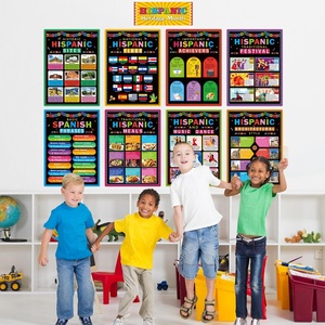 Pósteres de la Herencia Hispánica con Puntos Adhesivos para Decoración de Aulas, Escuelas y Oficinas, Exhibición de Cultura Latinoamericana para Tableros de Anuncios - Product Image 4