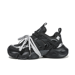 Chaussures de marche décontractées polyvalentes et populaires pour femmes, respirantes, antidérapantes, rehaussantes, en maille, style Dad Shoes, vente en gros - Product Image 2