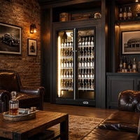 Réfrigérateur Commercial pour Bières et Boissons – Vitrine Réfrigérée Verticale en Verre pour Boissons