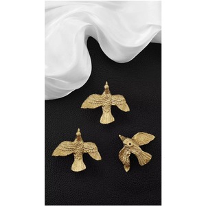 Poignées de tiroir et boutons de meuble en laiton massif style papillon, oiseau et aigle, créatives, en promotion pour armoires de cuisine - Product Image 6