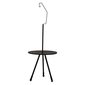IRONDONKEY, mesa ajustable para acampar, barbacoa al aire libre, cocina, aleación de aluminio, plegable, redonda, portátil, plegable, mesa de extensión redonda - Product Image 1