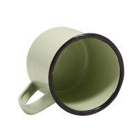 Tasse en émail de Style américain de haute qualité avec poignée tasse à thé en verre pour Camping voyage Sublimation thé café bière eau cadeau tasse