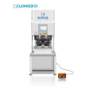 Presse plieuse semi-automatique synchrone LB 12 tonnes 600 mm avec moteur à roulement, pour le pliage de barres en cuivre et aluminium - Product Image 1