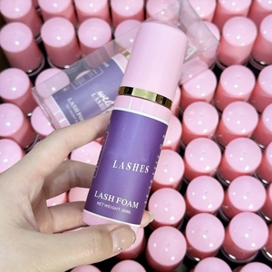 Cepillo de limpieza champú wimpern champú de espuma para pestañas cepillo de etiqueta privada cree su propia botella de champú para pestañas de marca - Product Image 2