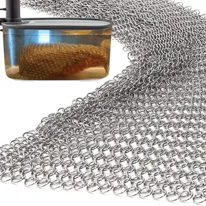 Kitchen Accessories 304/316 Stainless Steel Mesh Chain Net Sous Vide Sinker Weight for Slow Vacuum Cooking