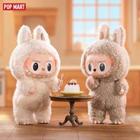 Vente en gros – Figurines d'action PopMart Labubu Exciting Macron V1 100 % originales, boîte mystère, 17 cm, jouets mignons