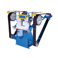 Nouveau robinet industriel vertical en métal large ponceuse à bande de sable meuleuse meulage ponçage polisseuse avec composant de moteur de base