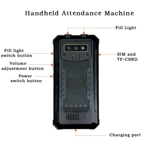 อุปกรณ์บันทึกการเข้างานแบบพกพา ระบบจดจำใบหน้ารวดเร็ว เช็คอินด้วย Wifi IC/NFC เหมาะสำหรับไซต์ก่อสร้าง - Product Image 4