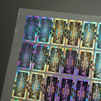 Fabricant d'usine OEM Logo étiquette inviolable paquet hologramme décalcomanies étiquette de sceau de sécurité autocollants holographiques personnalisés