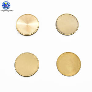 Özel yapılmış Metal el sanatları cilalı paslanmaz çelik pirinç boş meydan sikke 30mm 40mm 50mm lazer gravür renk baskı spor - Product Image 1