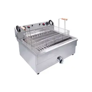30L commercial electric frying stainless steel Snack machine Electric Large capacity Deep Fryer Fried Chicken Machine