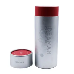 Biodegradable Food Grade Tea Canister Paper Tube Round Cans for Tea Bag Package