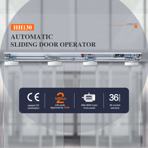 Turtech hh130 Chất lượng cao thông minh tự động nhà khai thác cảm biến thiết kế hiện đại nội thất nhôm cửa trượt cho siêu thị sử dụng - Product Image 6