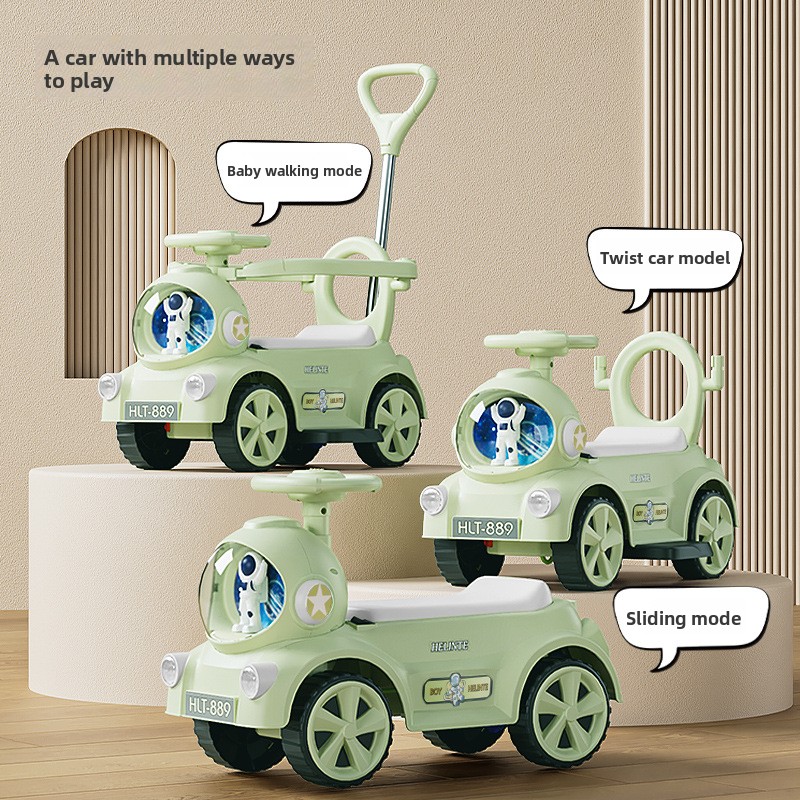Twist Car Electric Motorcycle Stroller for 2-4 Years Old Baby Child Rechargeable Lightweight Anti-Rollover Yoyo Car Battery