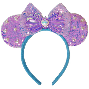 Mode <span class=keywords><strong>Minnie</strong></span> bandeau Sequin souris oreilles bandeau femmes filles <span class=keywords><strong>Mickey</strong></span> bandeau pour fête vacances habiller HB481 - Product Image 5