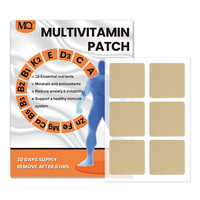 Patch multivitaminé transdermique : Conception confortable au toucher, libération continue et prolongée, à coller et à emporter avec vous.