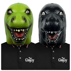 قناع رأس حيوان مخصص من اللاتكس على شكل ديناصور، هدايا حفلات الهالوين، إكسسوارات تنكرية مضحكة للحفلات التنكرية - Product Image 1