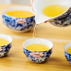 Qingyun Lexin Portable <b>Tea</b> Set <b>Ceramic</b> Teapot With Filter And Cups For Outdoor Use - Product Image 2