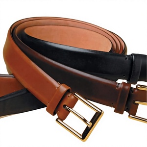 Wholesale Supplies Luxury Cow Hide Belts Steel Buckle Solid Square Design Eco-Friendly Vintage Adult Custom <b>Low</b> MOQ High Quality - Product Image 5