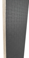 Panneau de placage décoratif de contreplaqué stratifié par aluminium épais de 15mm avec la surface de mélamine composée de bouleau de peuplier de pin