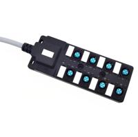 Tout nouveau boîtier de Distribution de connecteur M12 d'origine distributeur de commutateur de proximité 4/6/8/10/12 ports Module PNP Hub IO en Stock
