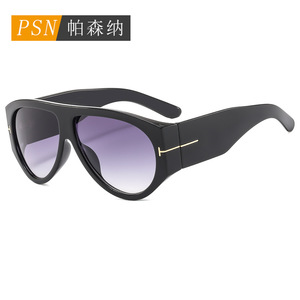 Psn Pilot <b>Sunglasses</b> Full Rim <b>Gradient</b> Lens UV400 Women Casual 2024 - Product Image 1