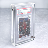 Étui en acrylique pour carte gradée TCG, compatible avec la carte Topps Chrome Gold Refractor LeBron James 2025, étui magnétique en acrylique pour affichage de carte gradée PSA