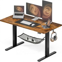 Scrivania Elettrica Regolabile in Altezza 48x24 Pollici, Design Ergonomico Classico Sit-Stand, Gestione Cavi, 2 Impostazioni Memorizzabili, per Casa e Ufficio